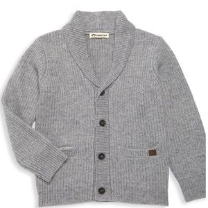 Shawl Collar Wool Cardigan Fisherman’s Sweater